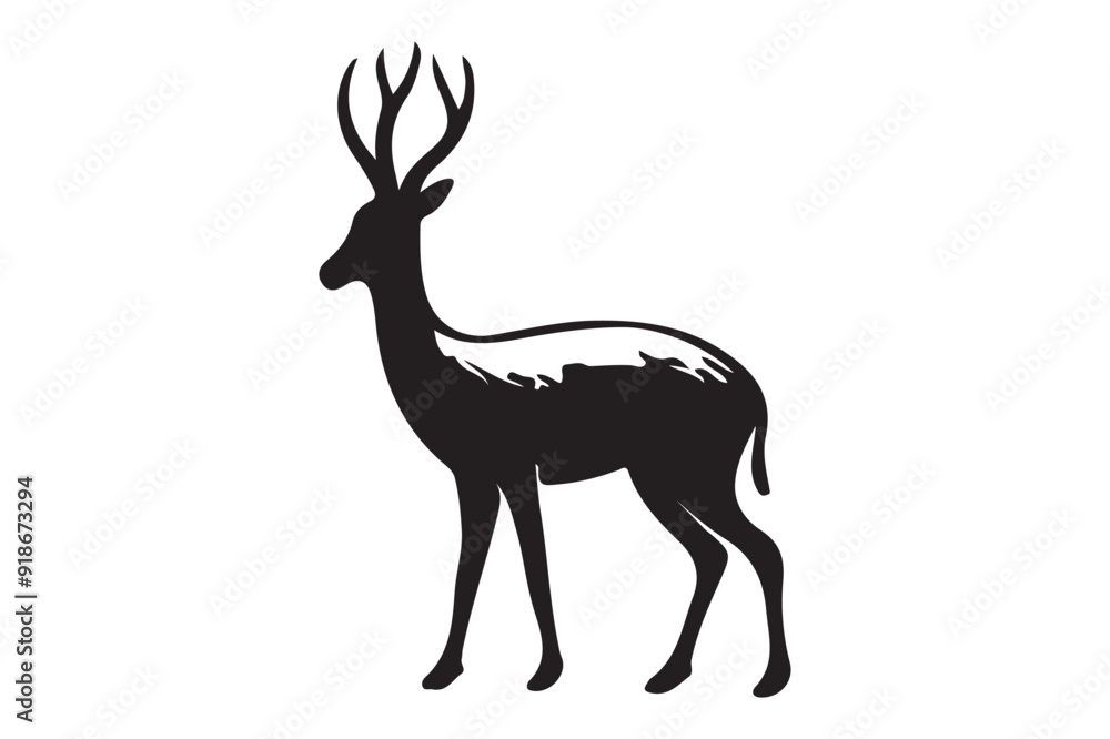 Obraz premium jirab voctor silhouette illustration 01