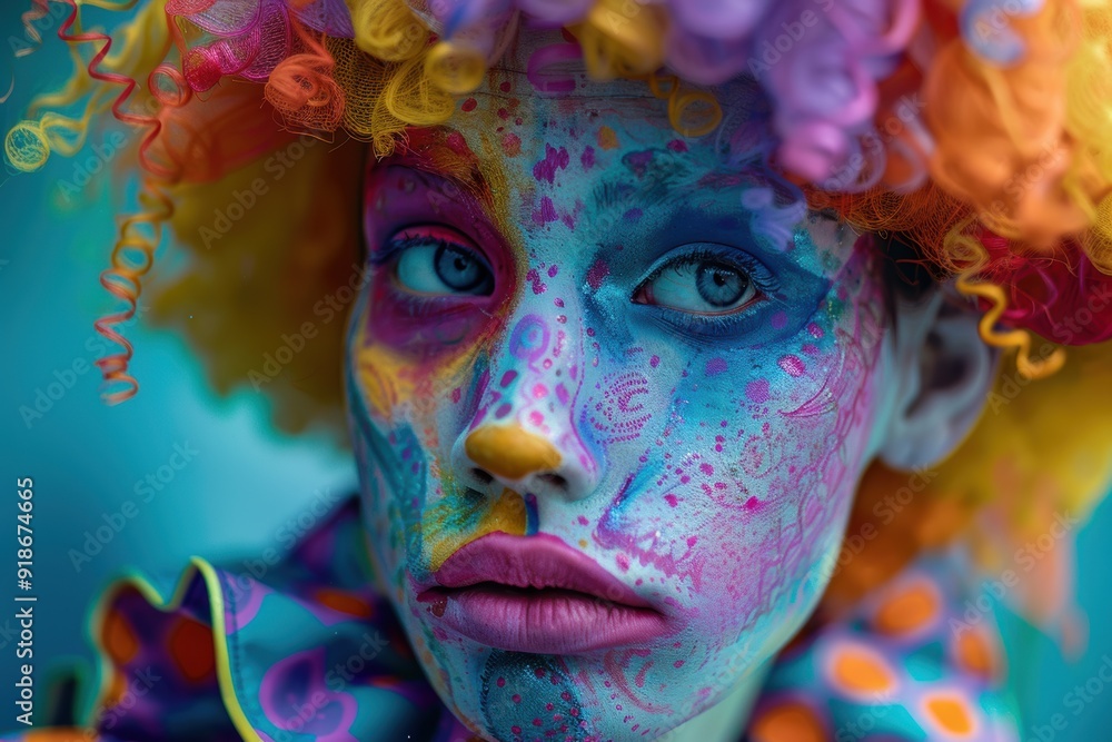 A Dreamy Clown's Gaze A Dreamy Clown's Gaze