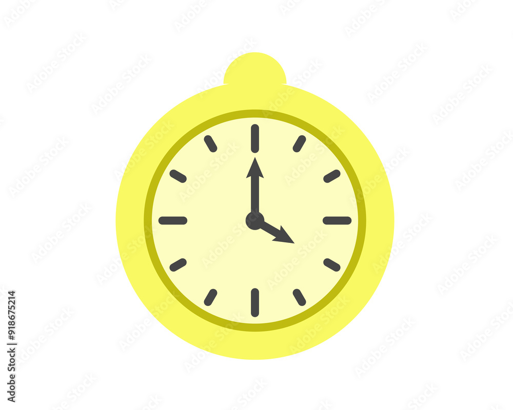 Summer clock icon design with lemon, banana or melon. Fruit icons of time. Summer clock icon design with lemon, banana or melon. Fruit icons of time.