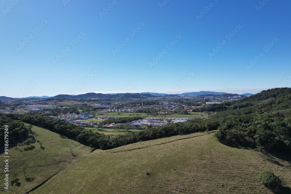 New road contour in the city of Florianopolis New road contour in the city of Florianopolis