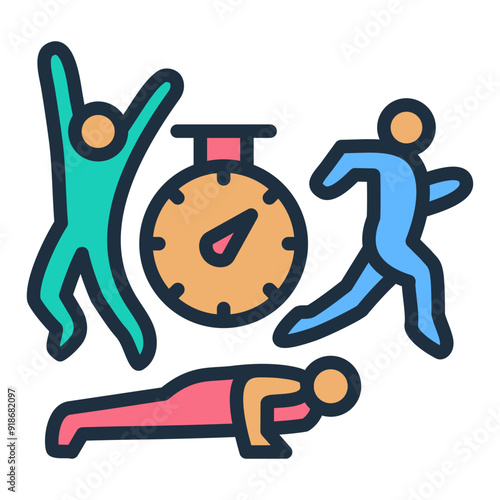 High Intensity Interval Training Icon