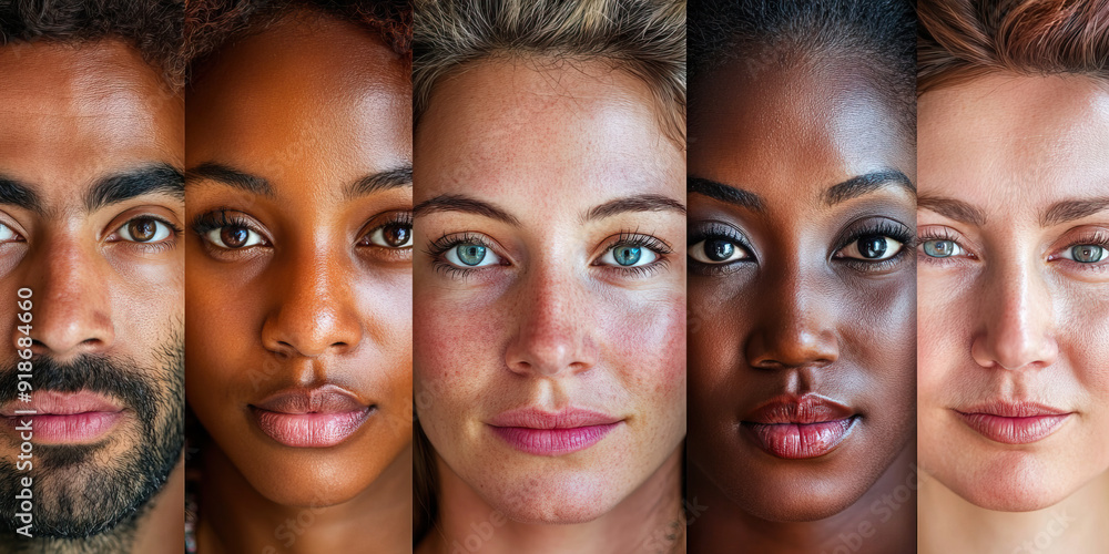 Diverse Faces at Work: A series of headshots featuring individuals with varying skin tones and hairstyles, doing different jobs Diverse Faces at Work: A series of headshots featuring individuals with varying skin tones and hairstyles, doing different jobs