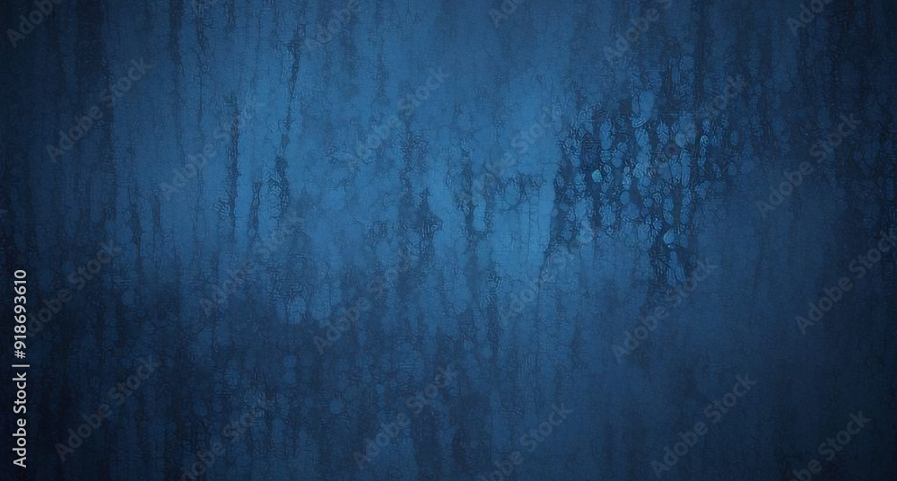 Obraz premium Abstract grunge dark navy background, textured. Blank blue texture surface background, dark corners, abstract architecture material.Beautiful abstract grungy blue stucco wall background