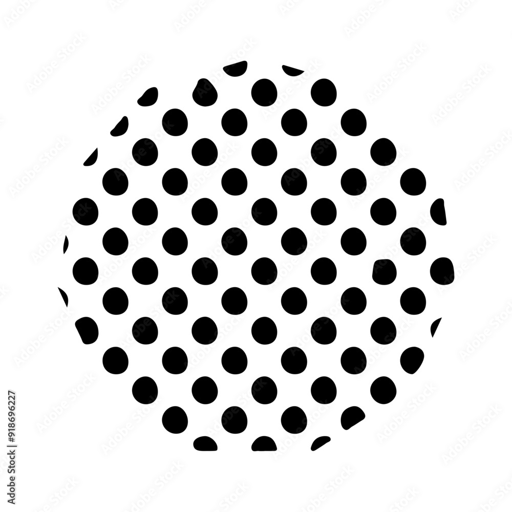 Dots circles clip art design on plain white transparent isolated background for card, shirt, hoodie, sweatshirt, apparel, tag, mug, icon, poster or badge