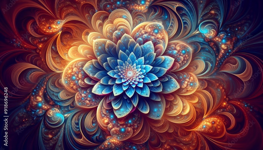 Luminous Abstract Blossom Luminous Abstract Blossom