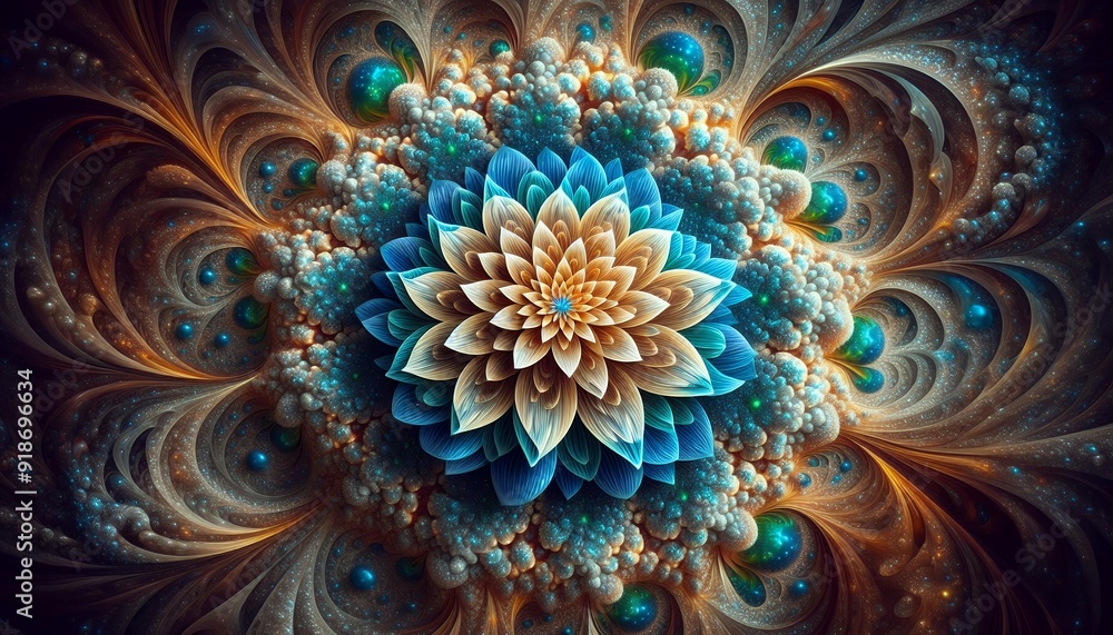 Luminous Abstract Blossom Luminous Abstract Blossom