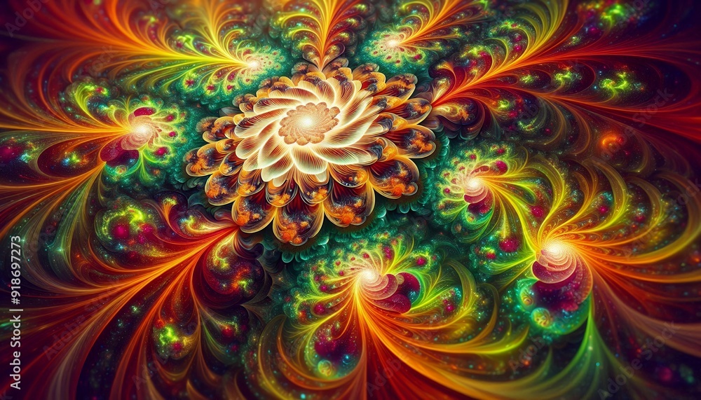 Symmetrical Color Explosion Symmetrical Color Explosion