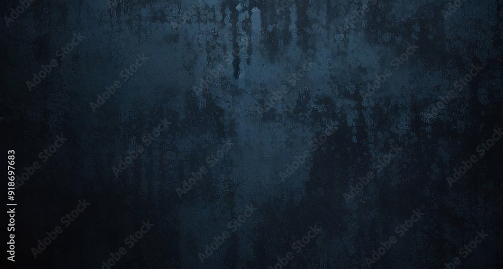 Obraz premium grunge blue background texture with grainy smoke effect, Splash acrylic colorful blue grunge texture background, abstract blue watercolor painting textured on black grunge paper