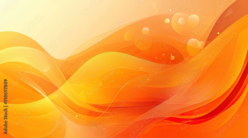 A bright orange background with a red line A bright orange background with a red line