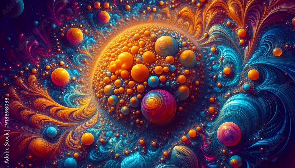 Radiant Fractal Bloom Radiant Fractal Bloom
