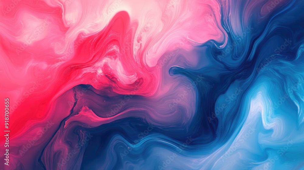 Abstract Swirling Blue and Pink Paint Pattern Abstract Swirling Blue and Pink Paint Pattern