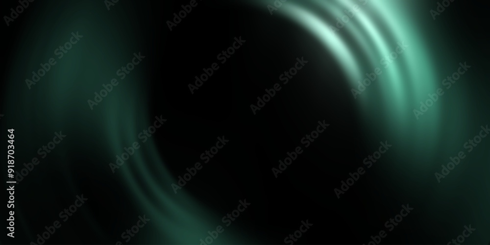 Fototapeta premium abstract green light background vector illustration