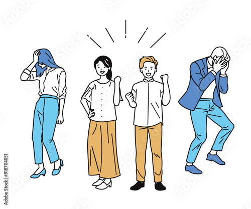 ショックなビジネスパーソン_勝者と敗者