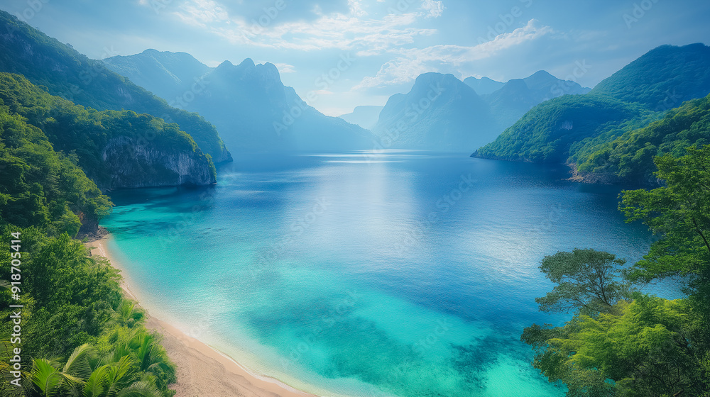 Travel destination with breathtaking views and exotic scenery Travel destination with breathtaking views and exotic scenery