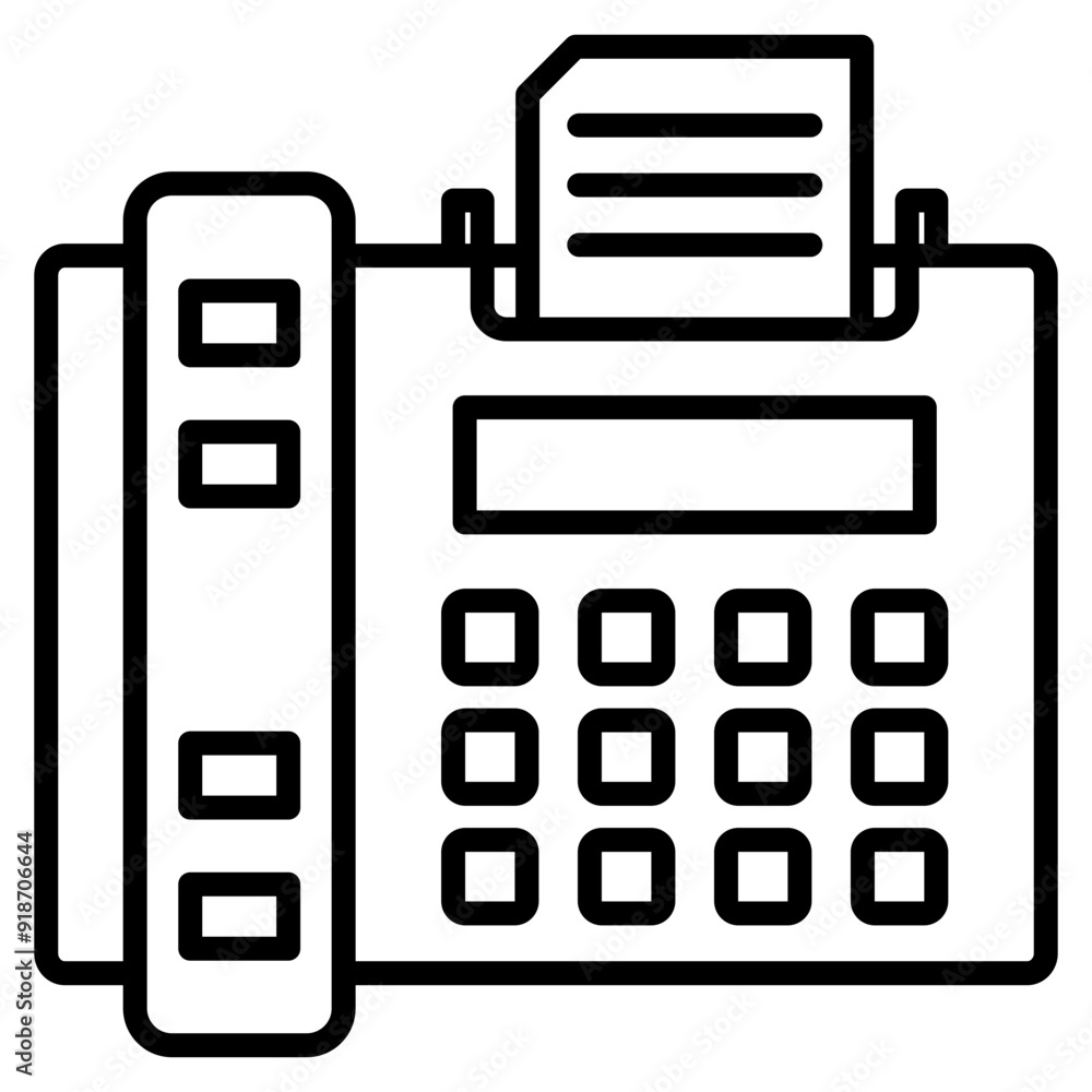 fax machine in the office