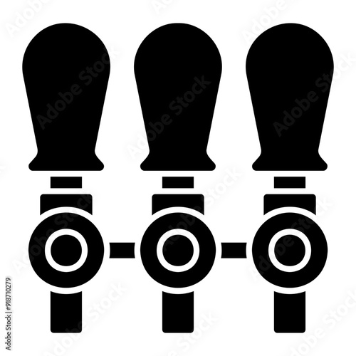 beer tap Solid icon