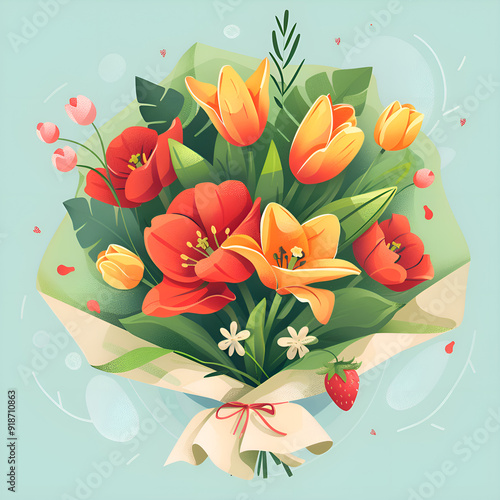 Vector flower illustration