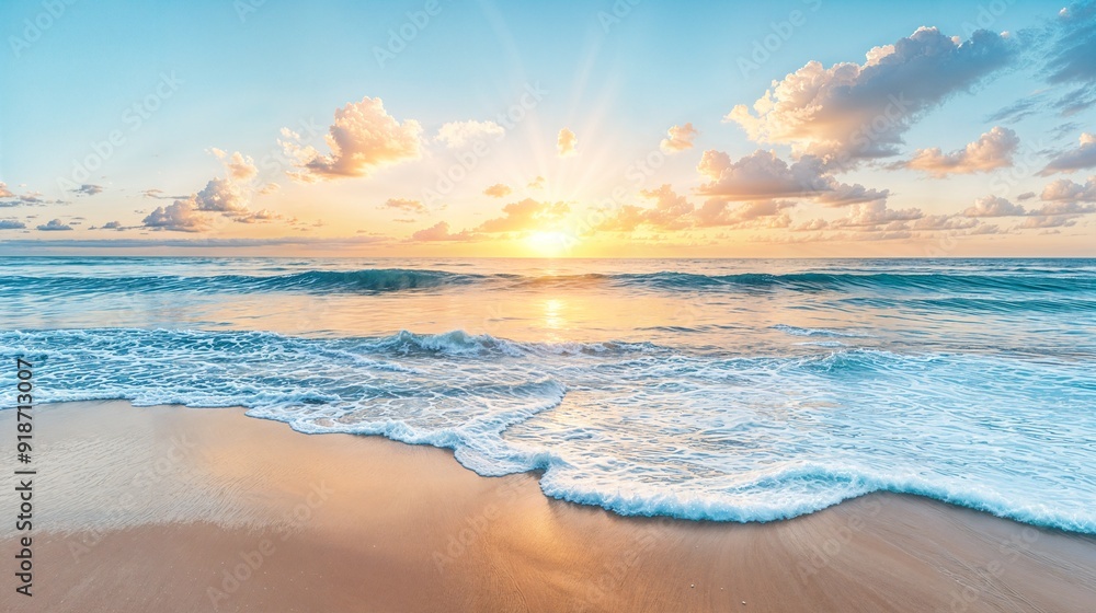 the sun is setting over the ocean waves the sun is setting over the ocean waves