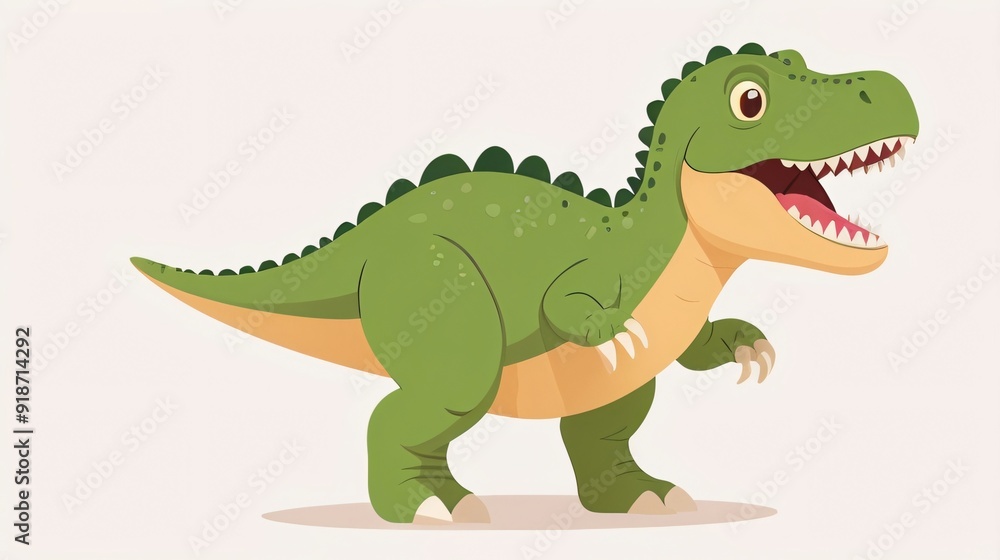 simple cute dino cartoon illustration simple cute dino cartoon illustration