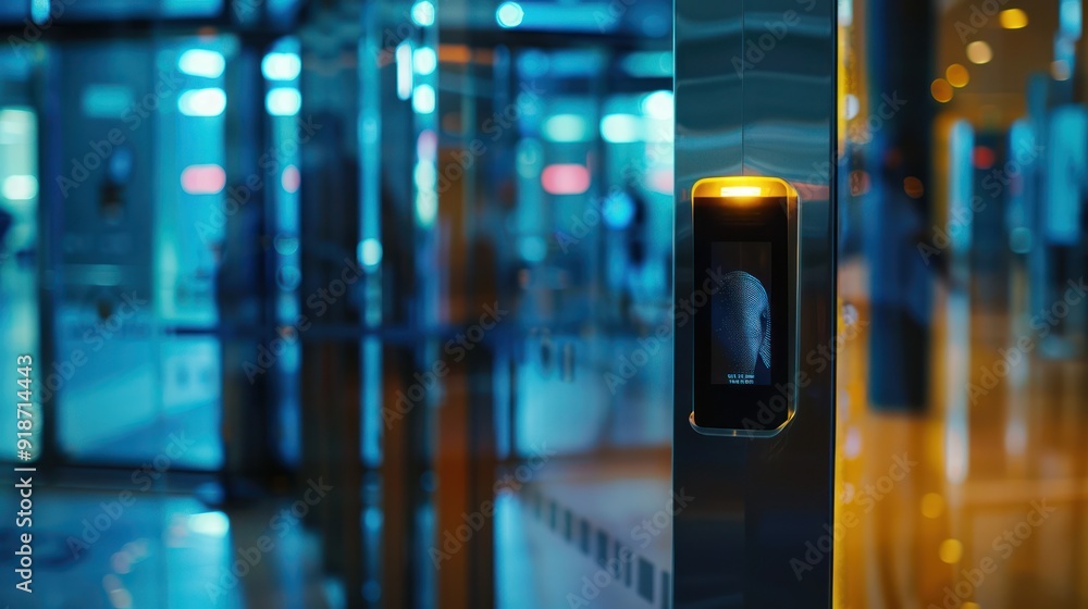 Facial Recognition System in Modern Office Building Facial Recognition System in Modern Office Building
