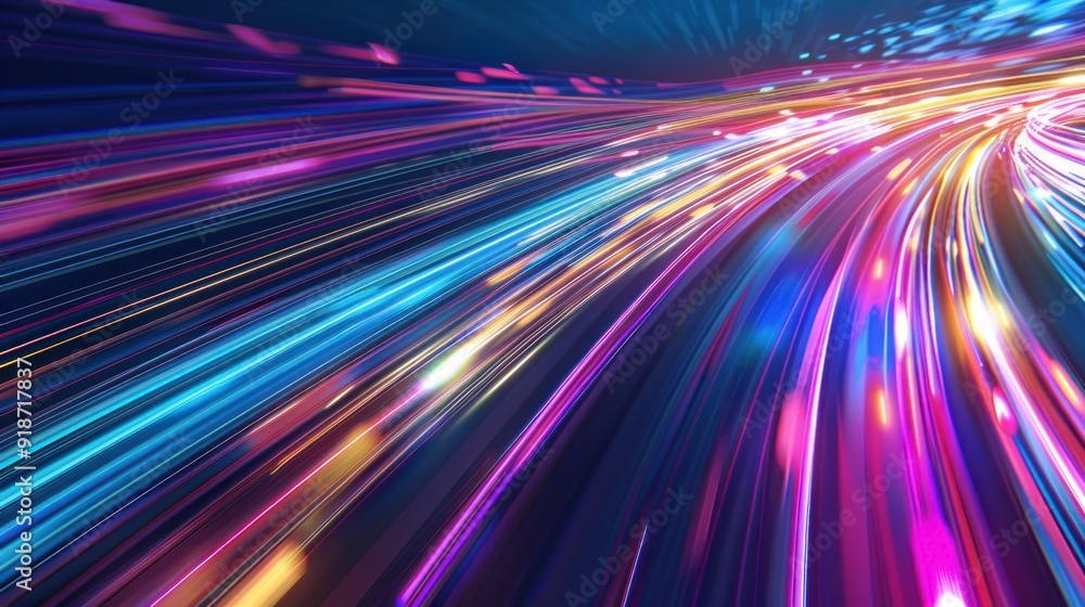 Abstract Speed Lines Digital Art Abstract Speed Lines Digital Art