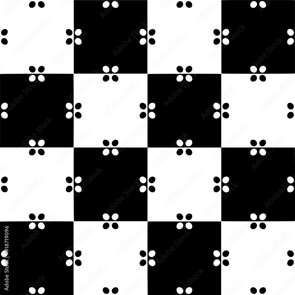 Black and white seamless pattern with abstract shapes. Repeat pattern for fashion, textile design, on wall paper, wrapping paper, fabrics and home decor. Black and white seamless pattern with abstract shapes. Repeat pattern for fashion, textile design, on wall paper, wrapping paper, fabrics and home decor.