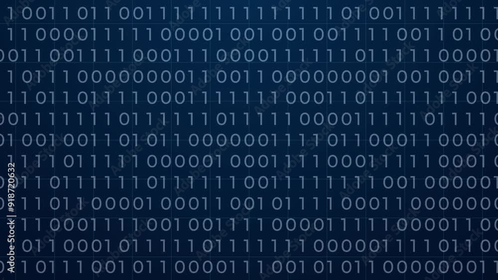 Computer programming binary coding abstract loop background animation, concept of technology, cyber security Computer programming binary coding abstract loop background animation, concept of technology, cyber security