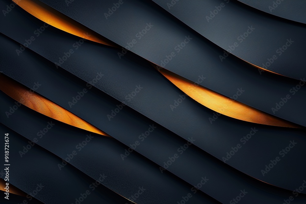 Abstract background with black and gold textured layers. Abstract background with black and gold textured layers.