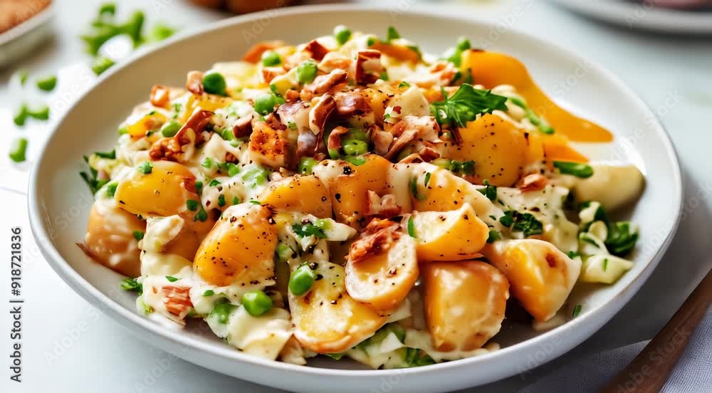 Swabian Potato Salad - Traditional German food Swabian Potato Salad - Traditional German food