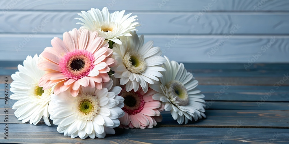 Obraz premium pink gerber daisies