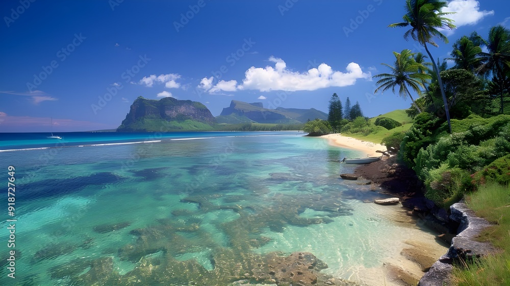 Fototapeta premium tropical island in the sea
