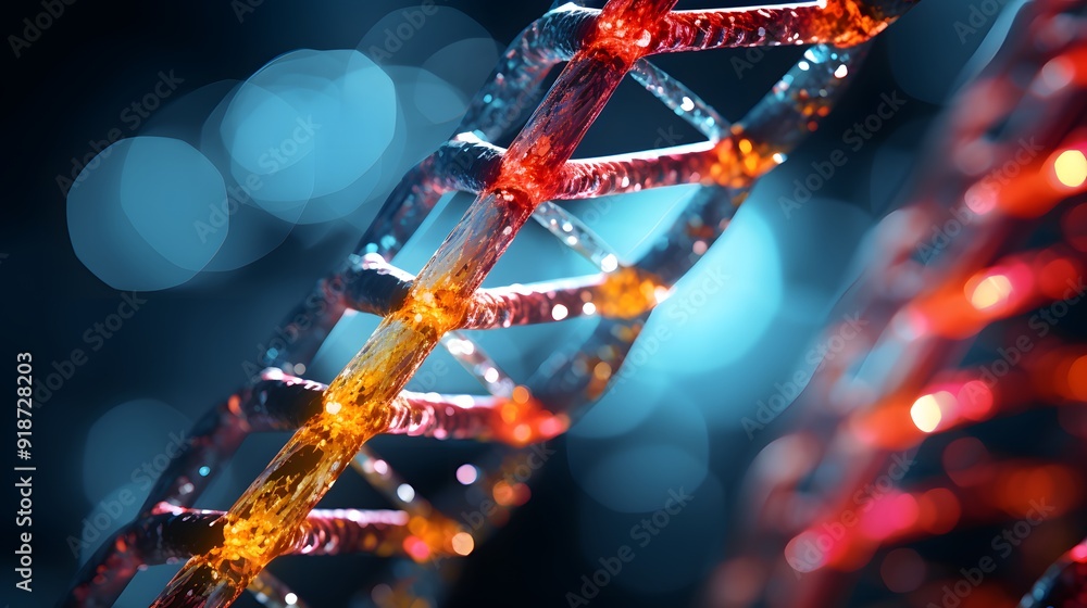 Fototapeta premium The double helix structure of DNA