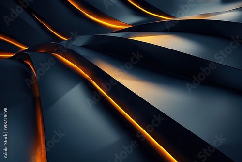 Abstract background with glowing lines.