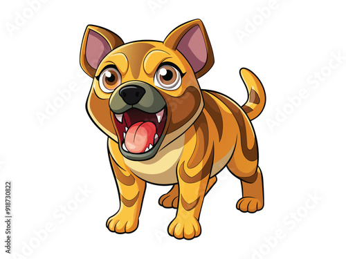 mouth cur dog screams