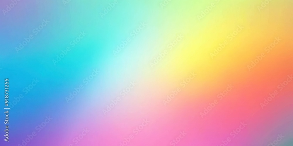Fototapeta premium Abstract blurred gradient pastel background with rainbow colors for wallpaper or design projects, blurred, gradient
