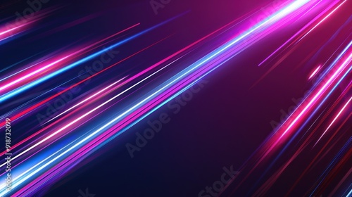 Abstract Neon Lights Background