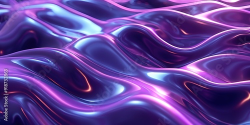 Abstract liquid vibrant colors, very colorful, ray tracing, unity URP shader photo