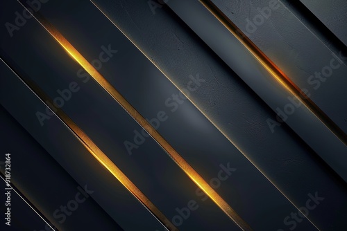 Abstract black and gold diagonal lines with textured background.