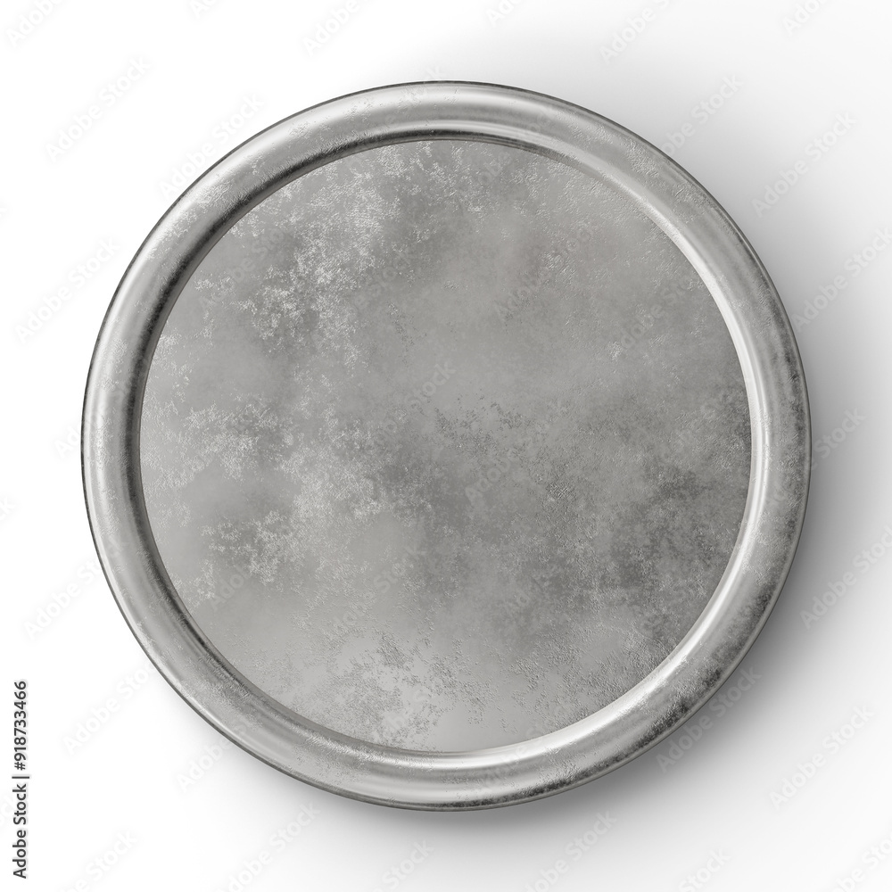 Silver Coin on White Background. 3D Illustration. File With Clipping Path. Silver Coin on White Background. 3D Illustration. File With Clipping Path.