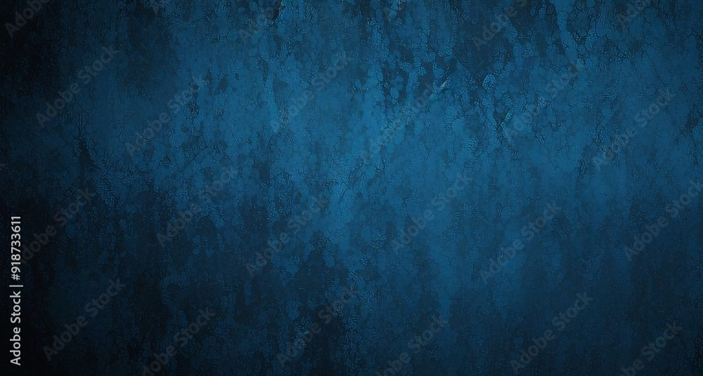Obraz premium Fondo abstracto azul zafiro cobalto azul oscuro negro. Degradado de colores. Forma geometrica. Onda, línea curva ondulada. Ruido áspero del grano del grunge. El brillo metálico de neón claro brilla in