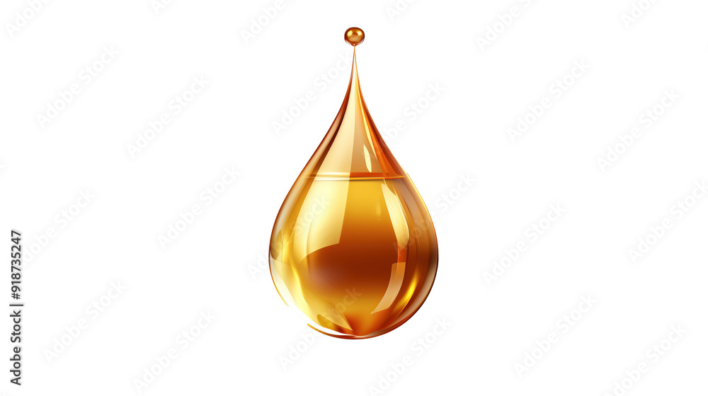 Oil drop isolated on transparent background Oil drop isolated on transparent background