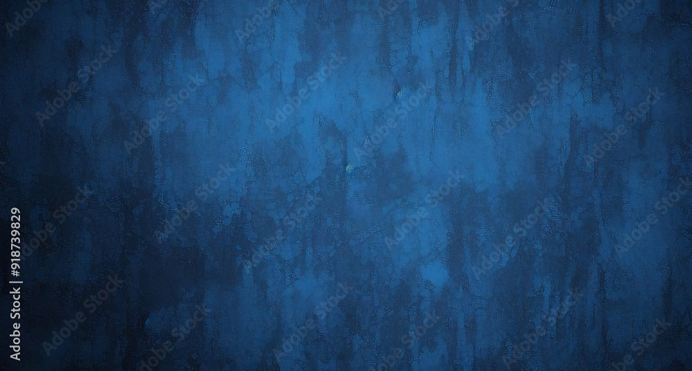 Obraz premium Fondo abstracto azul zafiro cobalto azul oscuro negro. Degradado de colores. Forma geometrica. Onda, línea curva ondulada. Ruido áspero del grano del grunge. El brillo metálico de neón claro brilla in