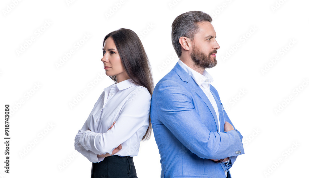 ambitious businesspeople support. professional business leader with manager. successful businesspeople. business coworkers isolated on white. two businesspeople in formal suit. Advertising campaign ambitious businesspeople support. professional business leader with manager. successful businesspeople. business coworkers isolated on white. two businesspeople in formal suit. Advertising campaign