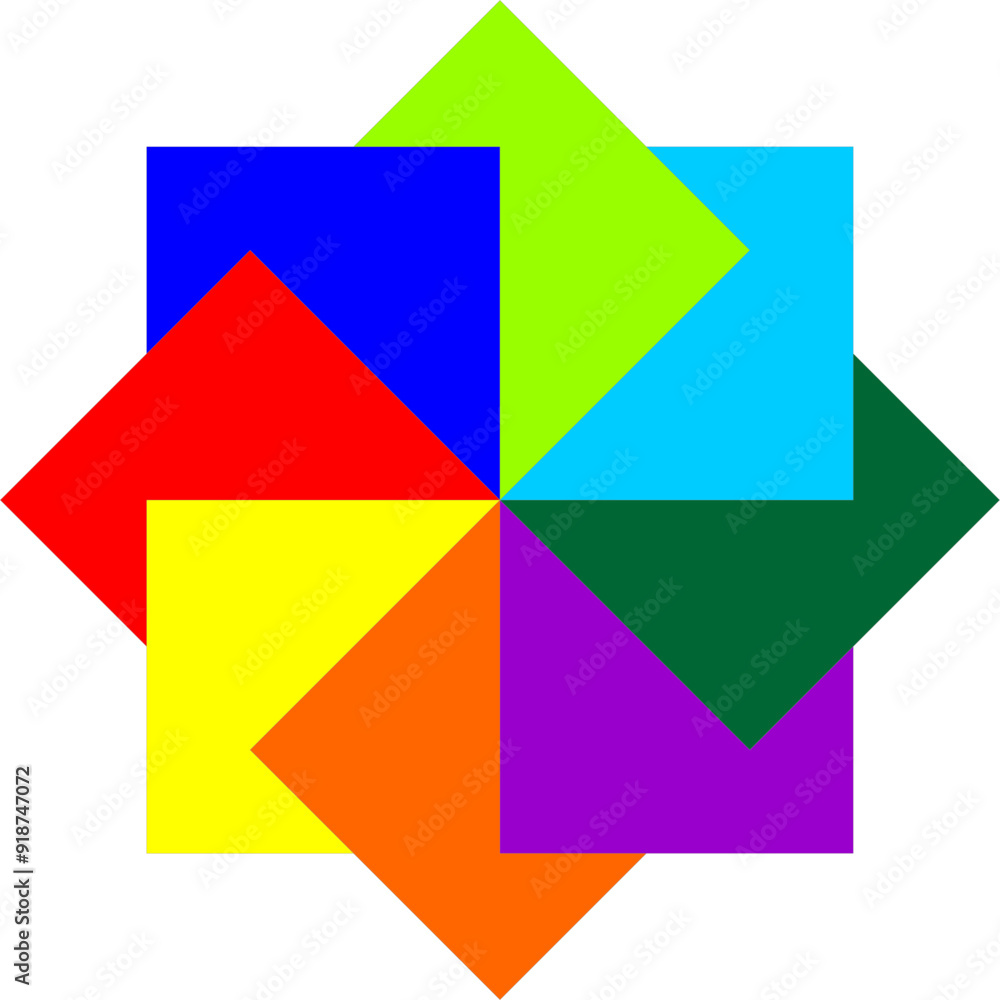 vector image for rounded box line and full of attractive colors vector image for rounded box line and full of attractive colors