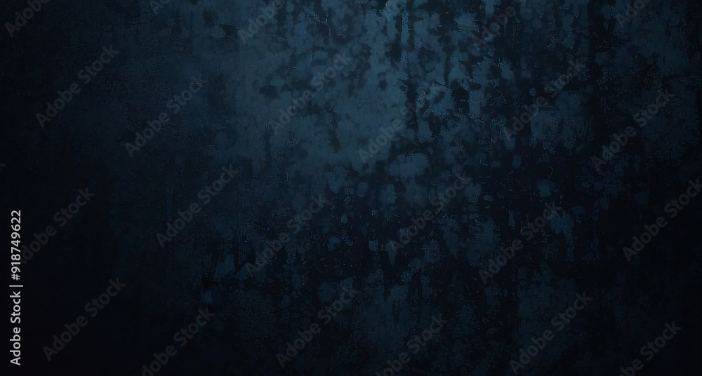 Obraz premium リッチでモダンなネイビー ブルー ブラック バナーの背景テクスチャ、大理石の石または岩のテクスチャのバナー、エレガントなホリデー カラーとワイド バナーのデザイン。幅広のバナーの青の暗い背景 