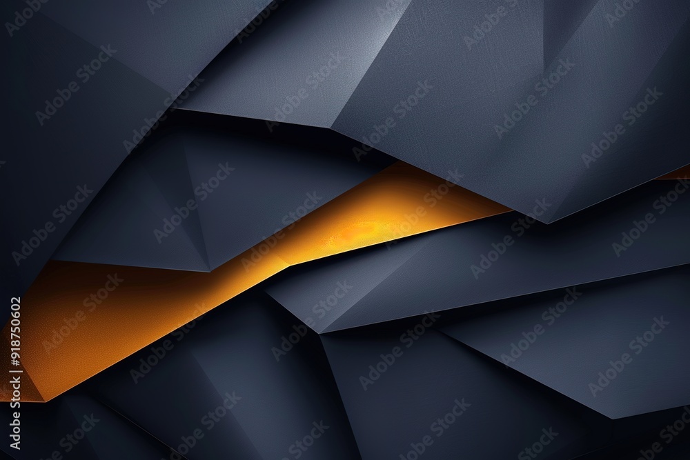 Abstract dark blue and orange geometric shapes. Abstract dark blue and orange geometric shapes.