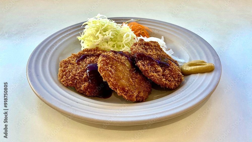 ヒレカツとサラダのセット ヒレカツとサラダのセット
