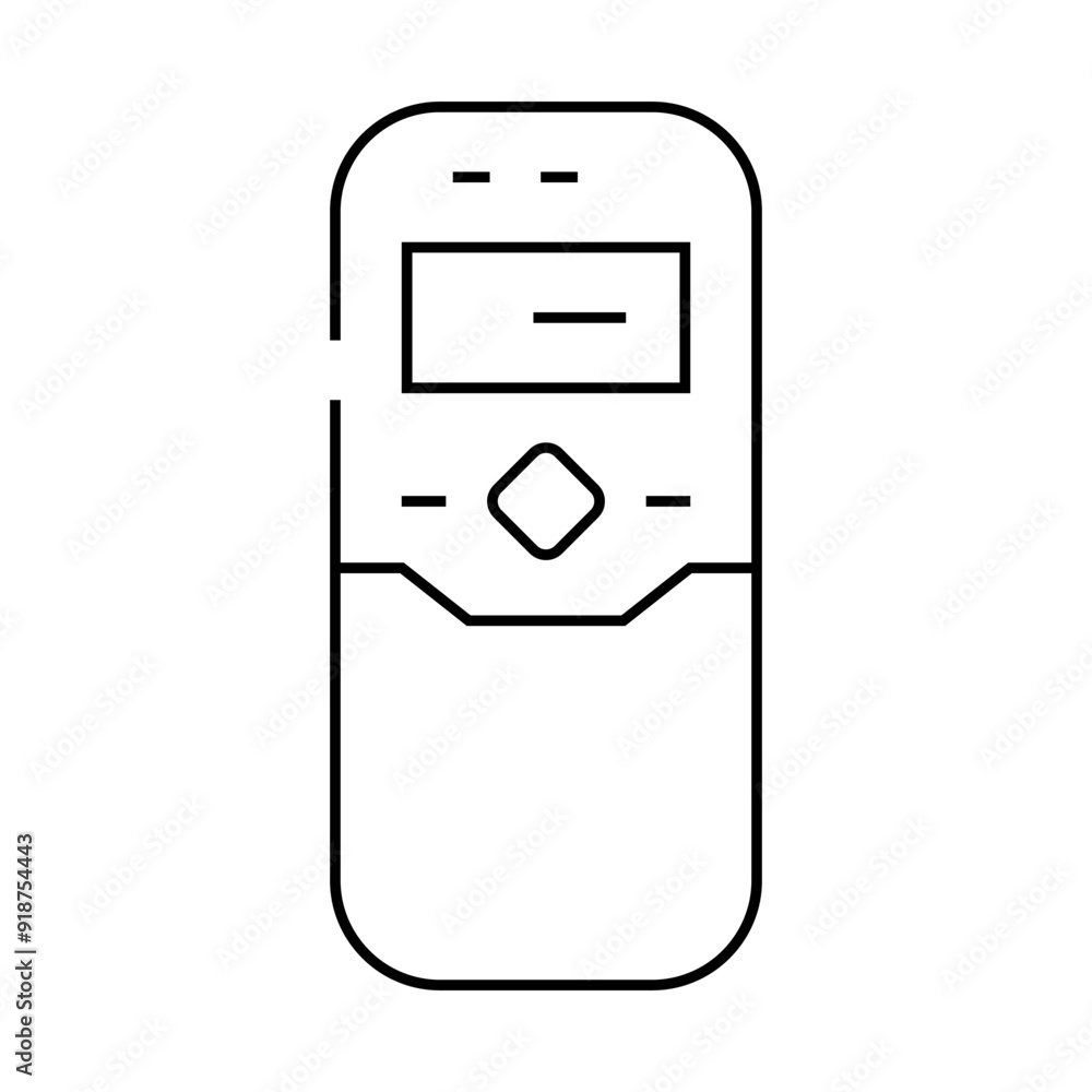 mobile phone retro gadget line icon vector. mobile phone retro gadget sign. isolated contour symbol black illustration mobile phone retro gadget line icon vector. mobile phone retro gadget sign. isolated contour symbol black illustration
