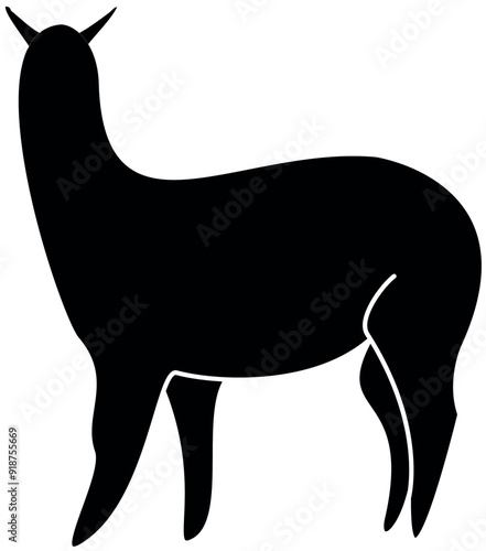 Illustration of a alpaca