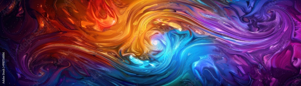 Vibrant abstract swirl of colors blending beautifully, creating an eye-catching composition perfect for backgrounds or designs. Vibrant abstract swirl of colors blending beautifully, creating an eye-catching composition perfect for backgrounds or designs.